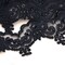 1 Yard 2.5" Wide Black Beaded Sequin Lace Trim Elegant Embellishment